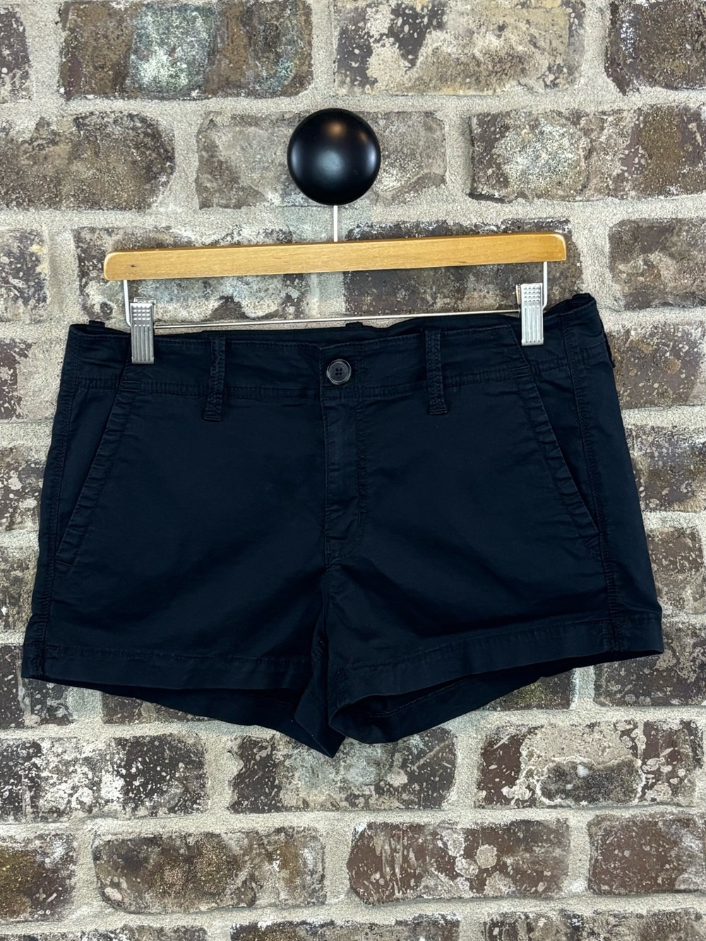 American Eagle Outfitters Black Women's Chino Shorts size 10